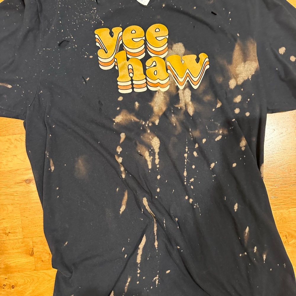 Black Yee Haw Graphic T-Shirt